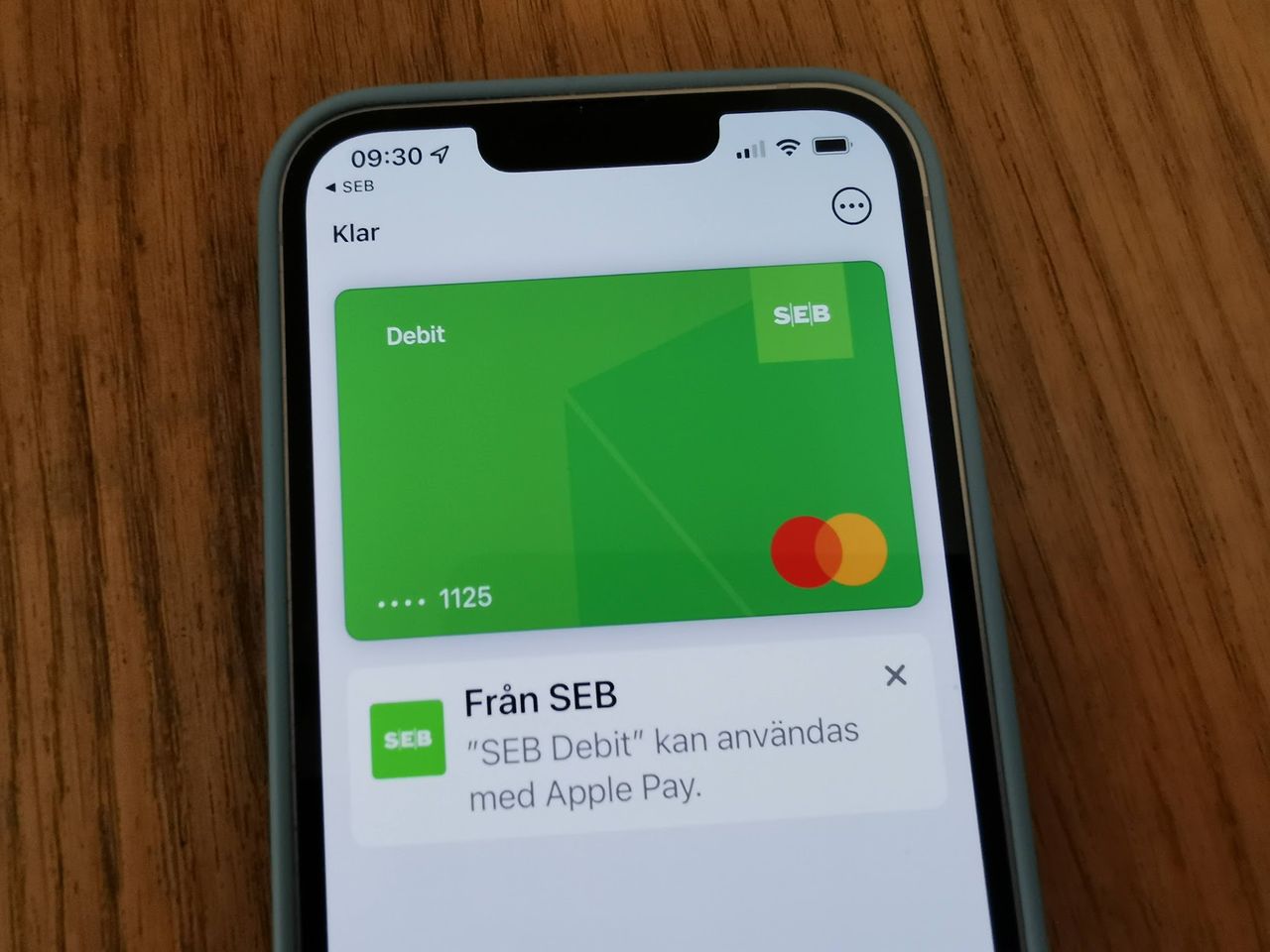 SEB får stöd för Apple Pay