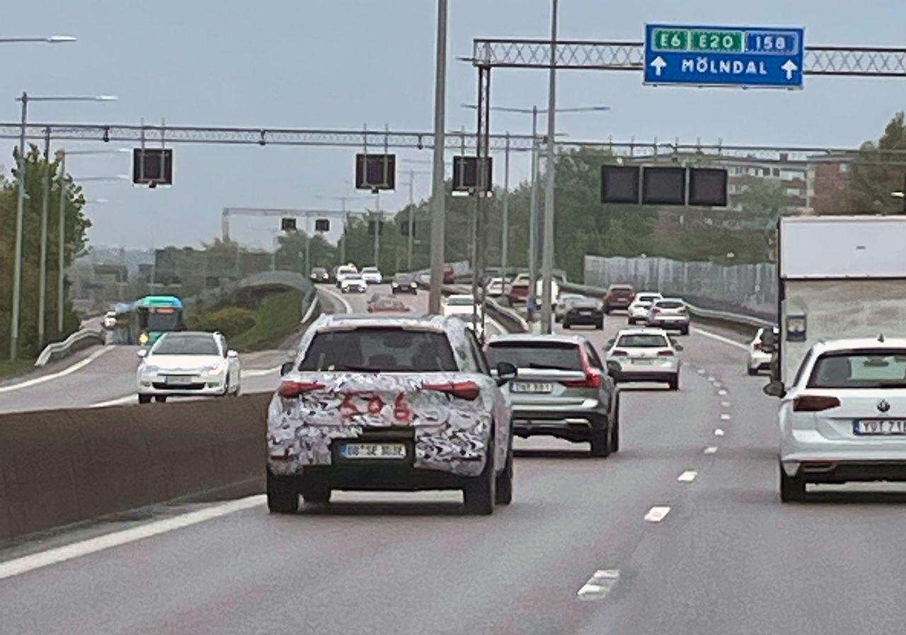 Nya Smart #1 spanad utanför Göteborg