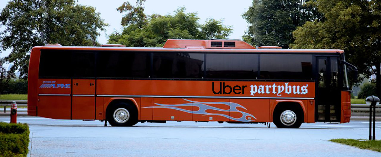 Uber börjar med partybussar