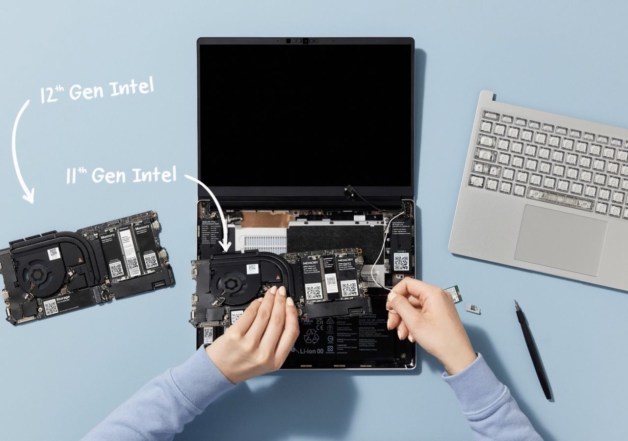 Frameworks släpper uppgradering till modulär laptop