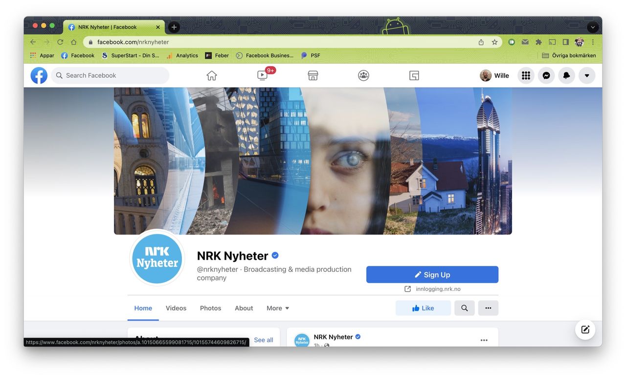 NRK drar ner på Facebookandet