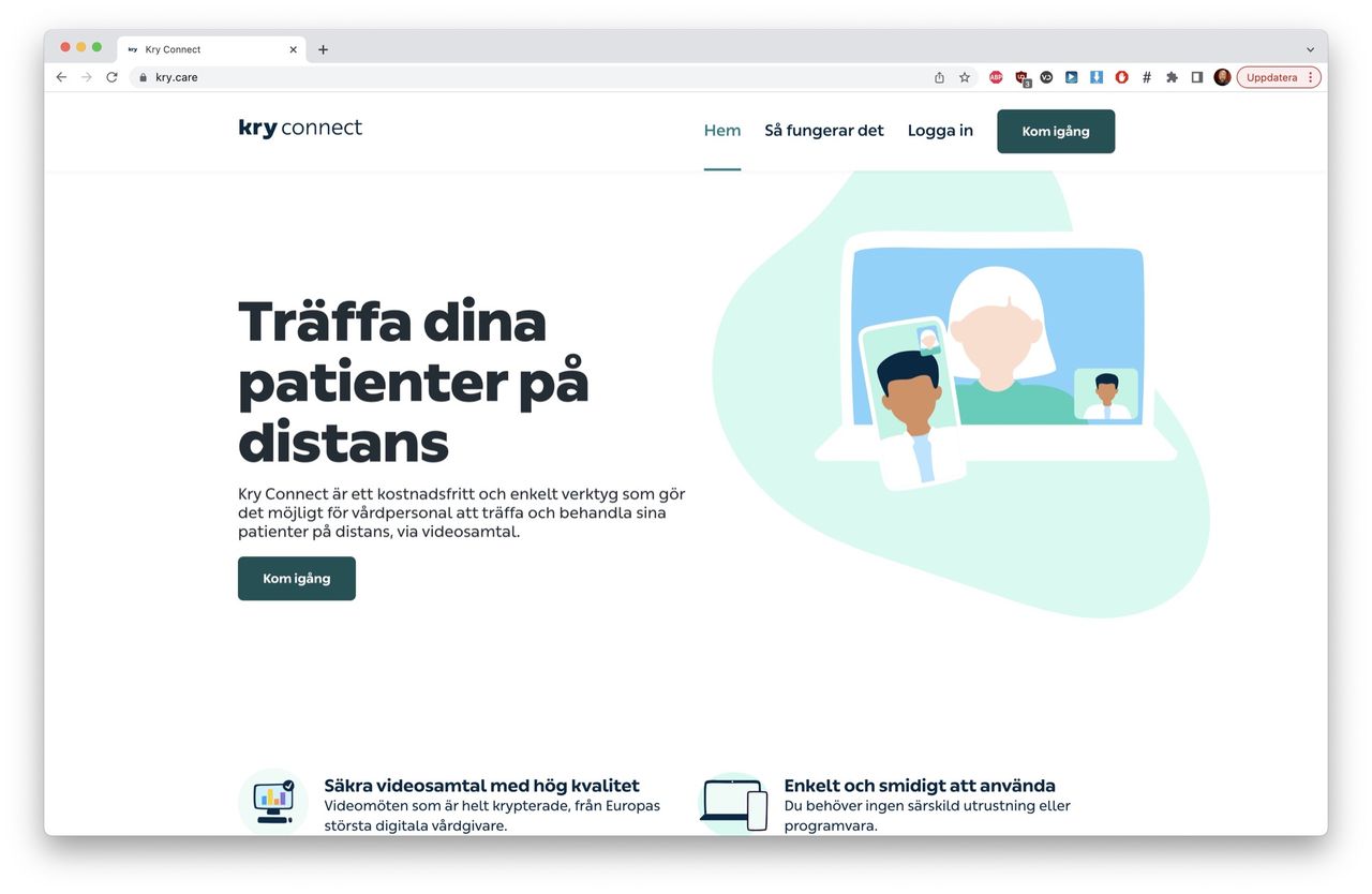 Kry har läckt patientuppgifter till Facebook