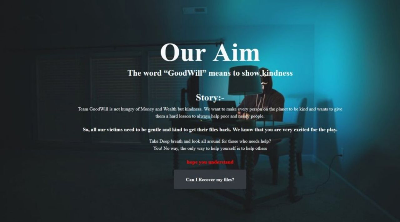 Ransomwaret GoodWill kräver att drabbade gör goda gärningar