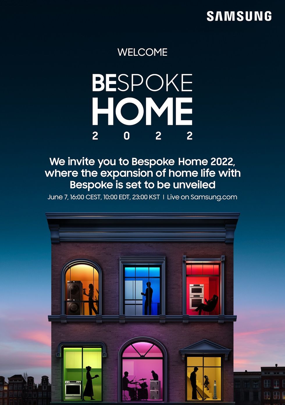 Samsung håller Bespoke Home-event 7 juni