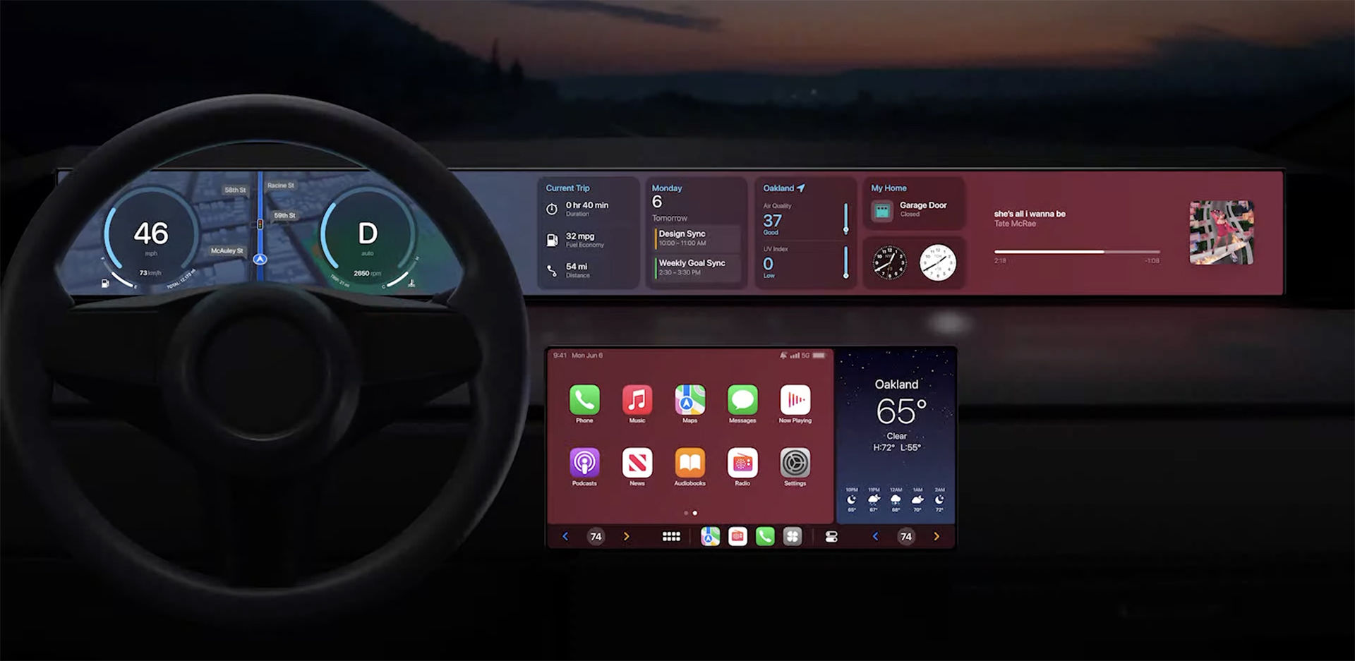 Apple visar upp nästa generations CarPlay