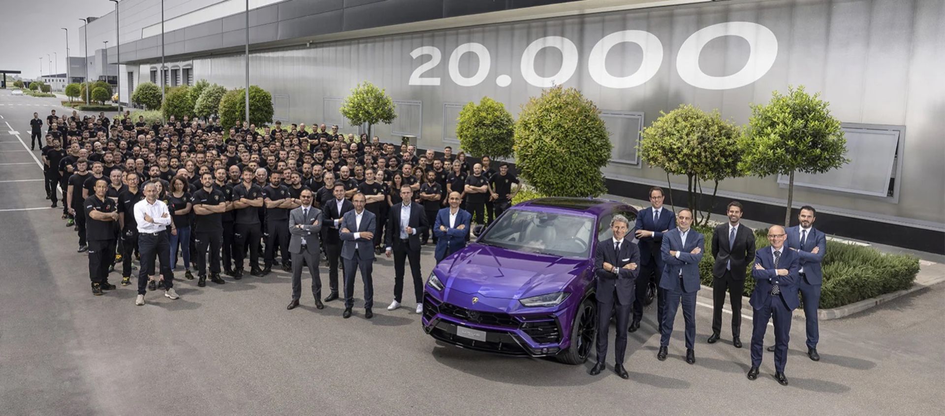 Lamborghini har nu sålt 20.000 exemplar av Urus