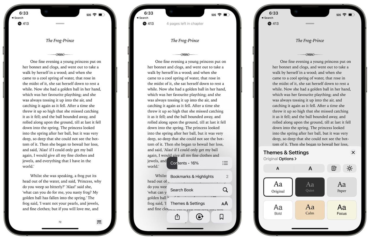 Appen Böcker får ny design i iOS 16