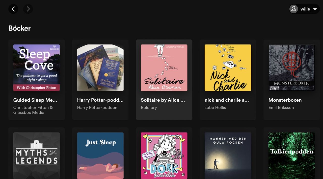 Spotify planerar att starta tjänst för ljudböcker