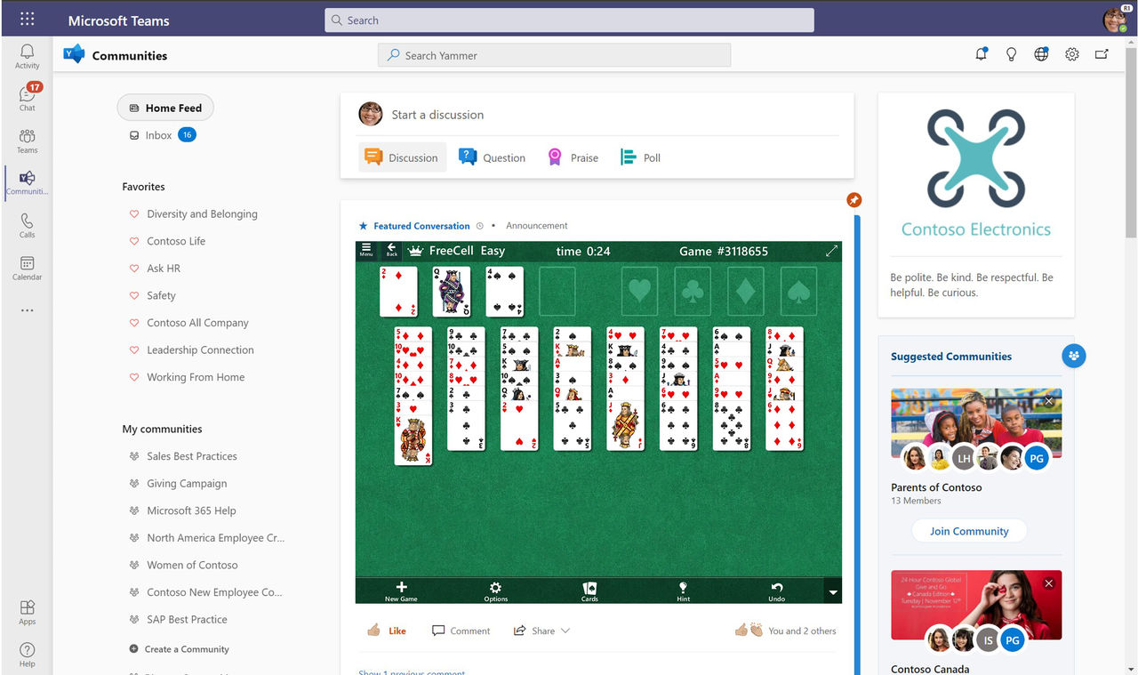 Spel ryktas komma till Microsoft Teams