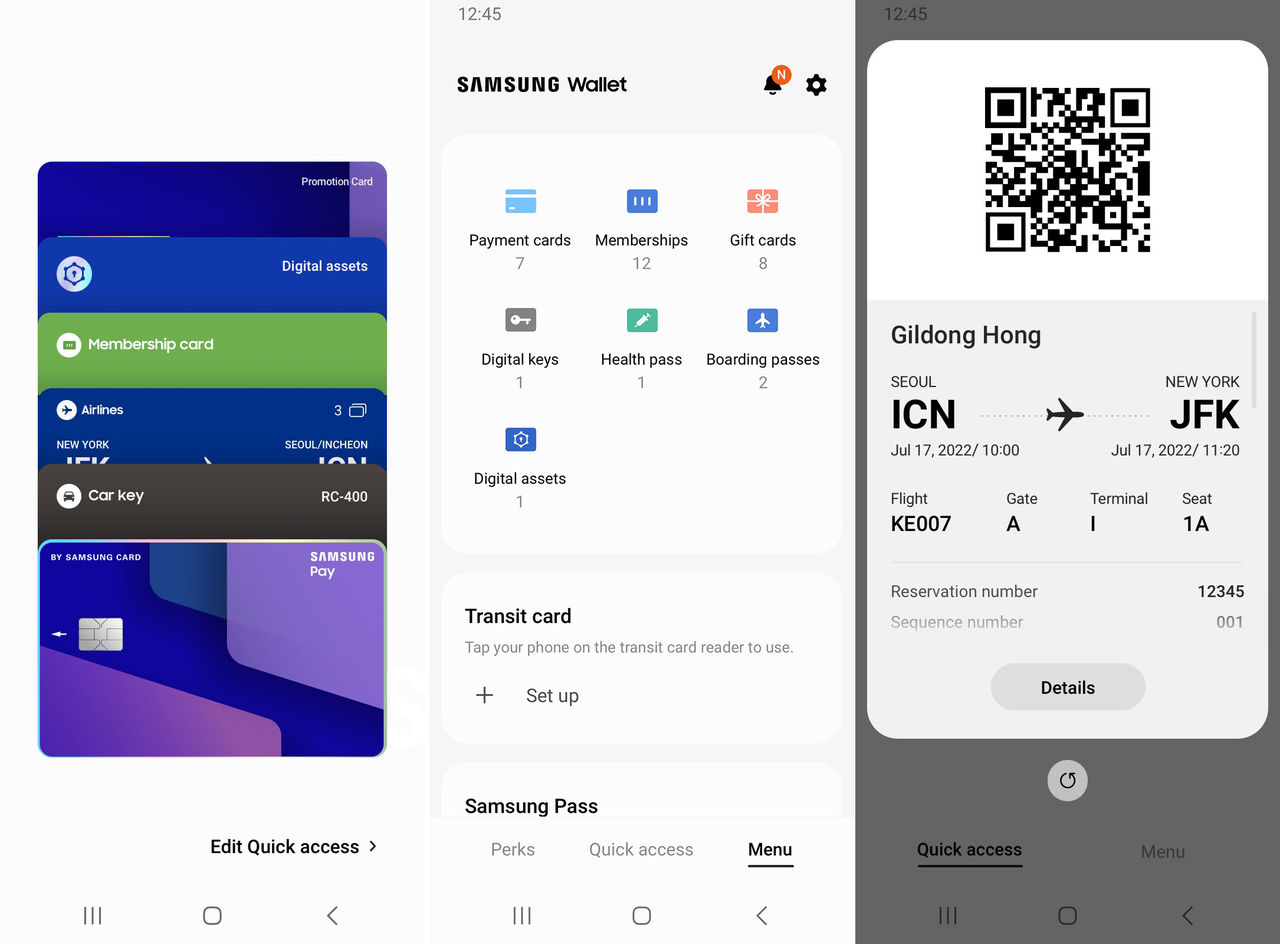 Samsung Pay och Samsung Pass blir Samsung Wallet