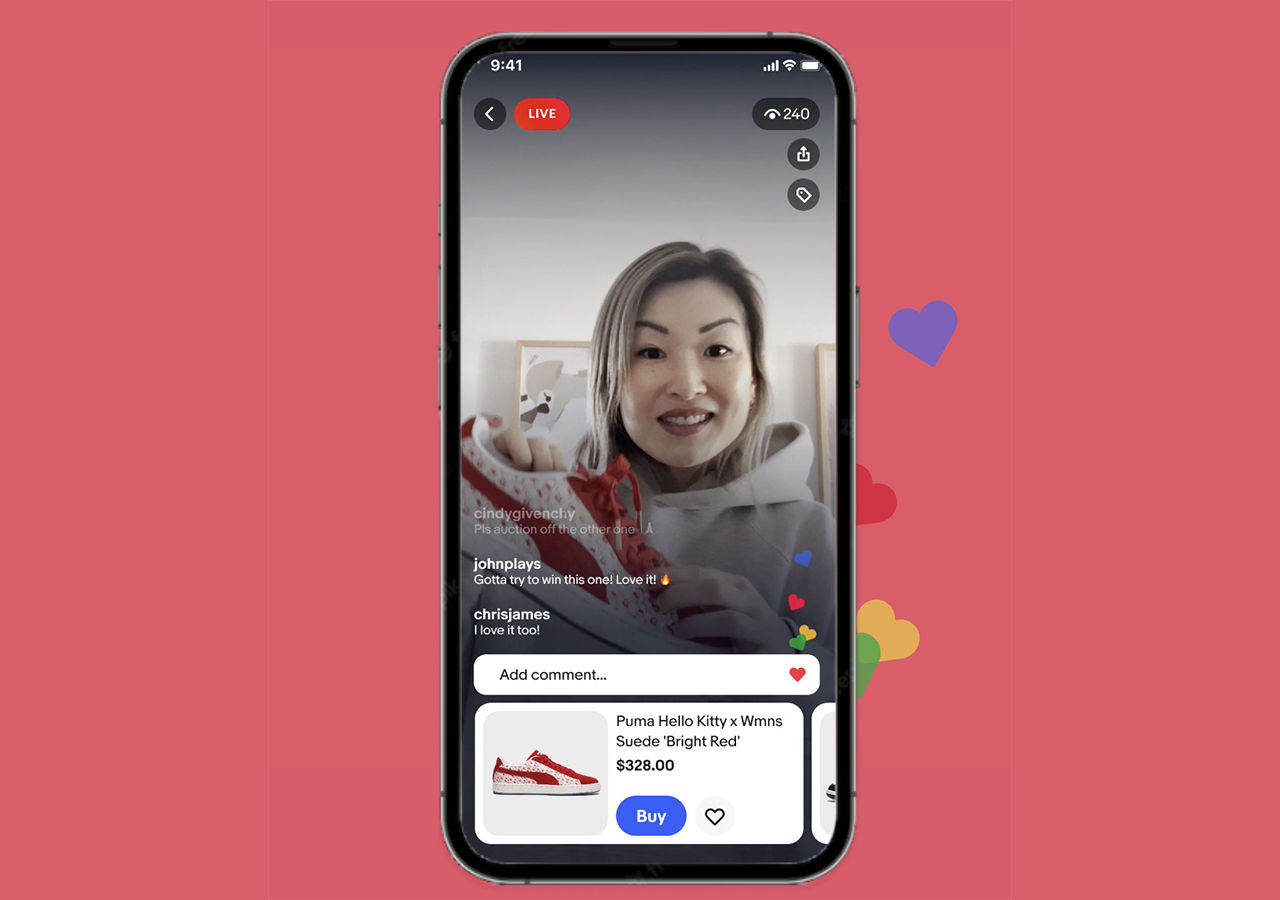 eBay börjar testa eBay Live