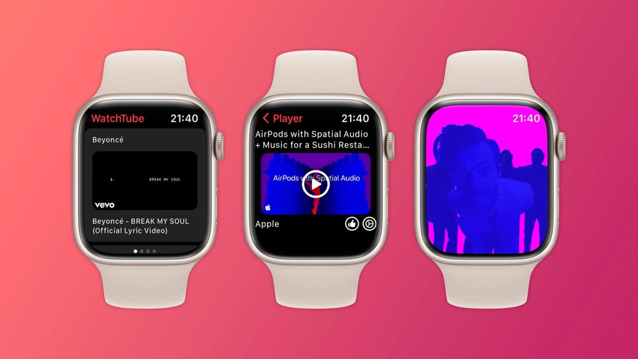 Kolla på YouTube med Apple Watch