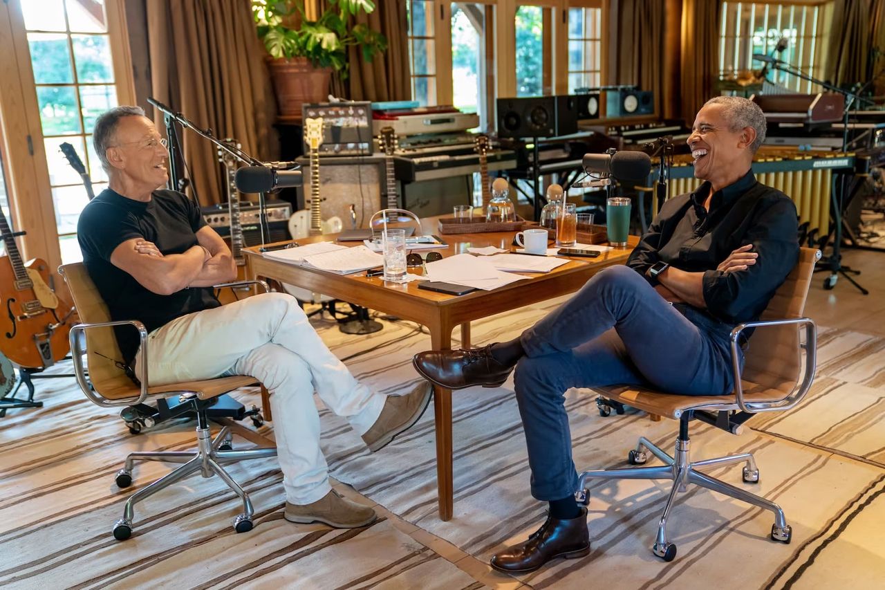 Barack Obama och Bruce Springsteen drar igång en podcast