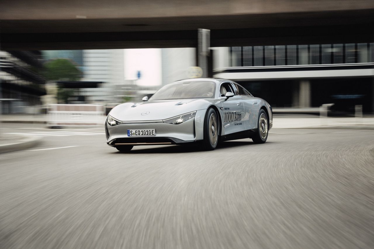 Mercedes Vision EQXX slog sitt egna räckviddsrekord