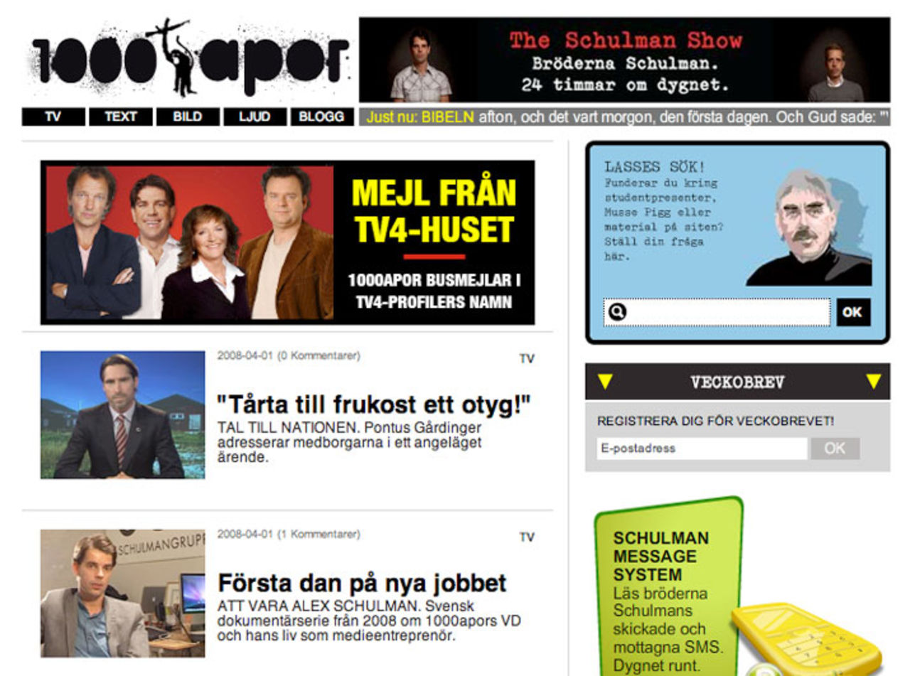 1000 apor slår upp dörrarna