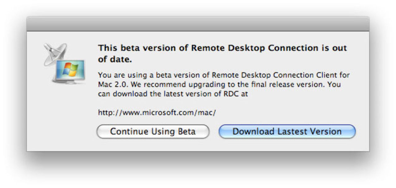 När ska Remote Desktop Connection komma ur betan?