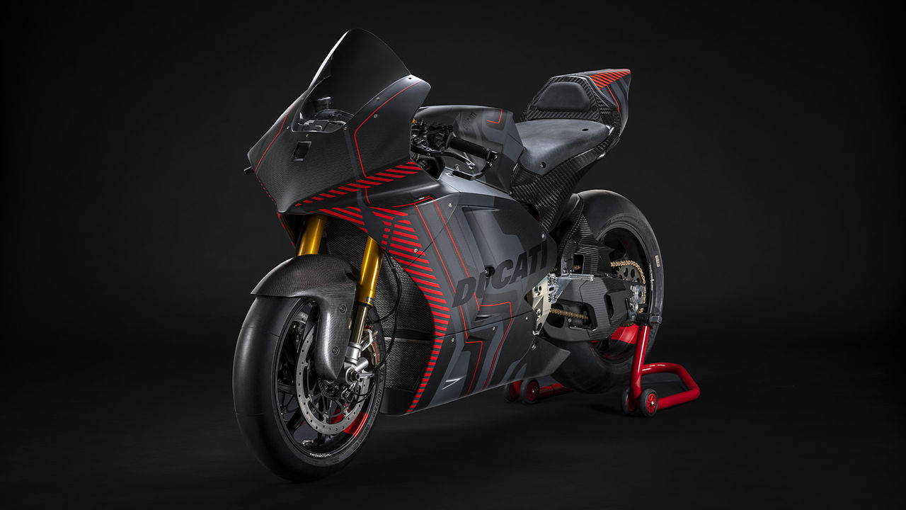 Ducati visar upp sin första elmotorcykel