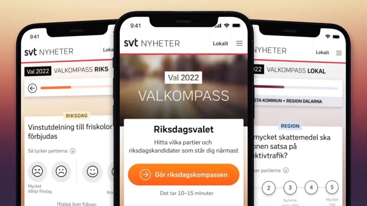 SVT släpper sin valkompass