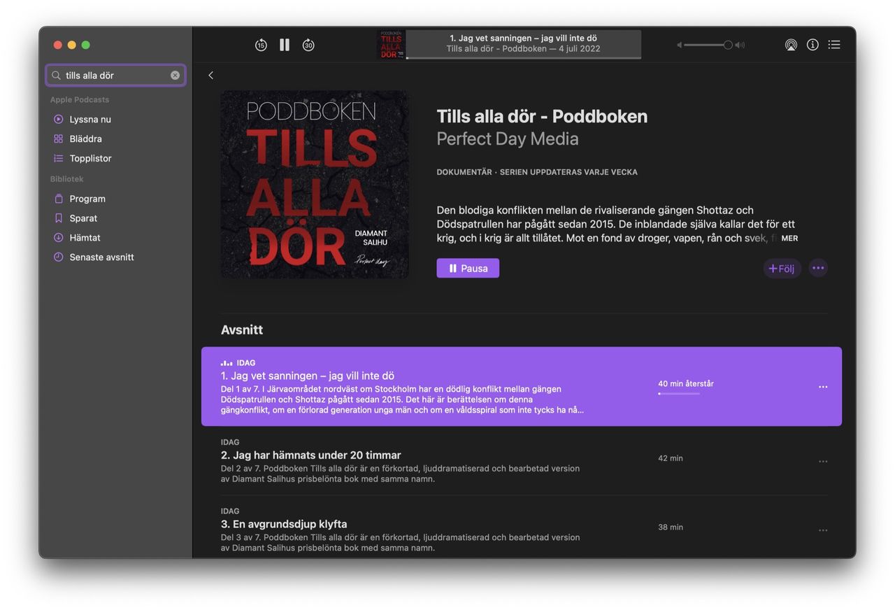 Diamant Salihus släpper poddbok
