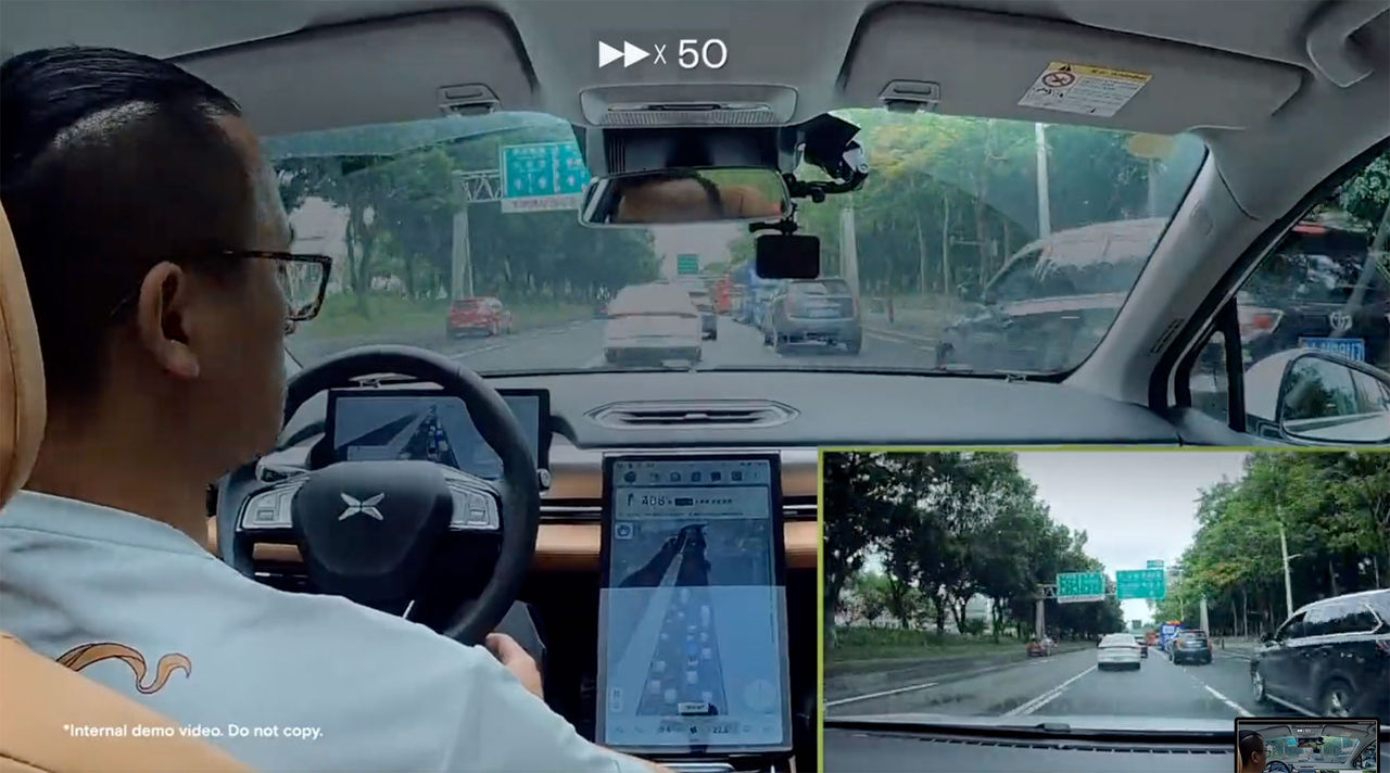Xpeng visar upp full självkörning