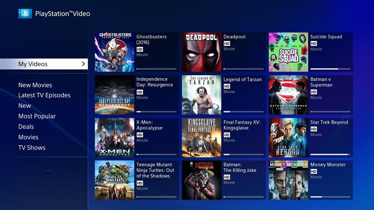 Playstation Store tar bort filmer användare köpt