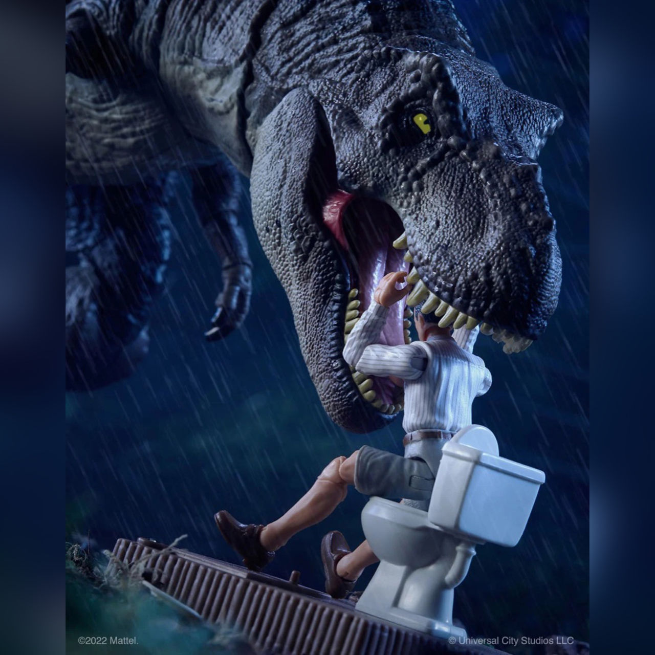 Klassisk Jurassic Park-scen blir leksak