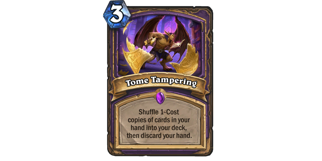 En titt på ett nytt Hearthstone-kort