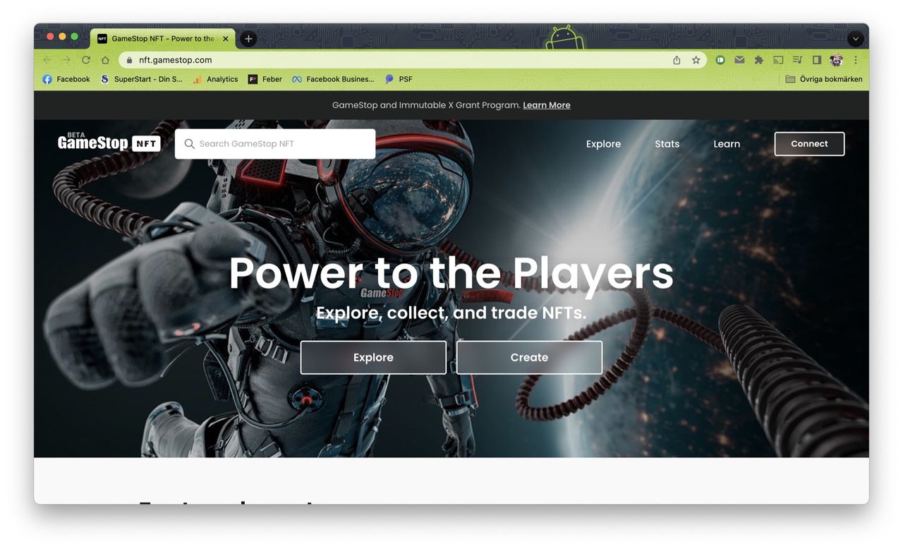 GameStop lanserar marknadsplats för NFT:er