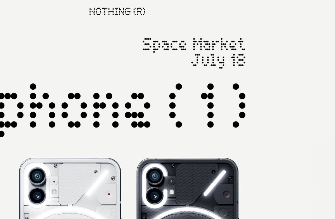 På måndag går det att köpa Nothing phone (1) på Space Market