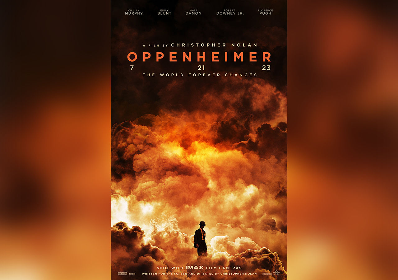 Kolla på första postern för Oppenheimer