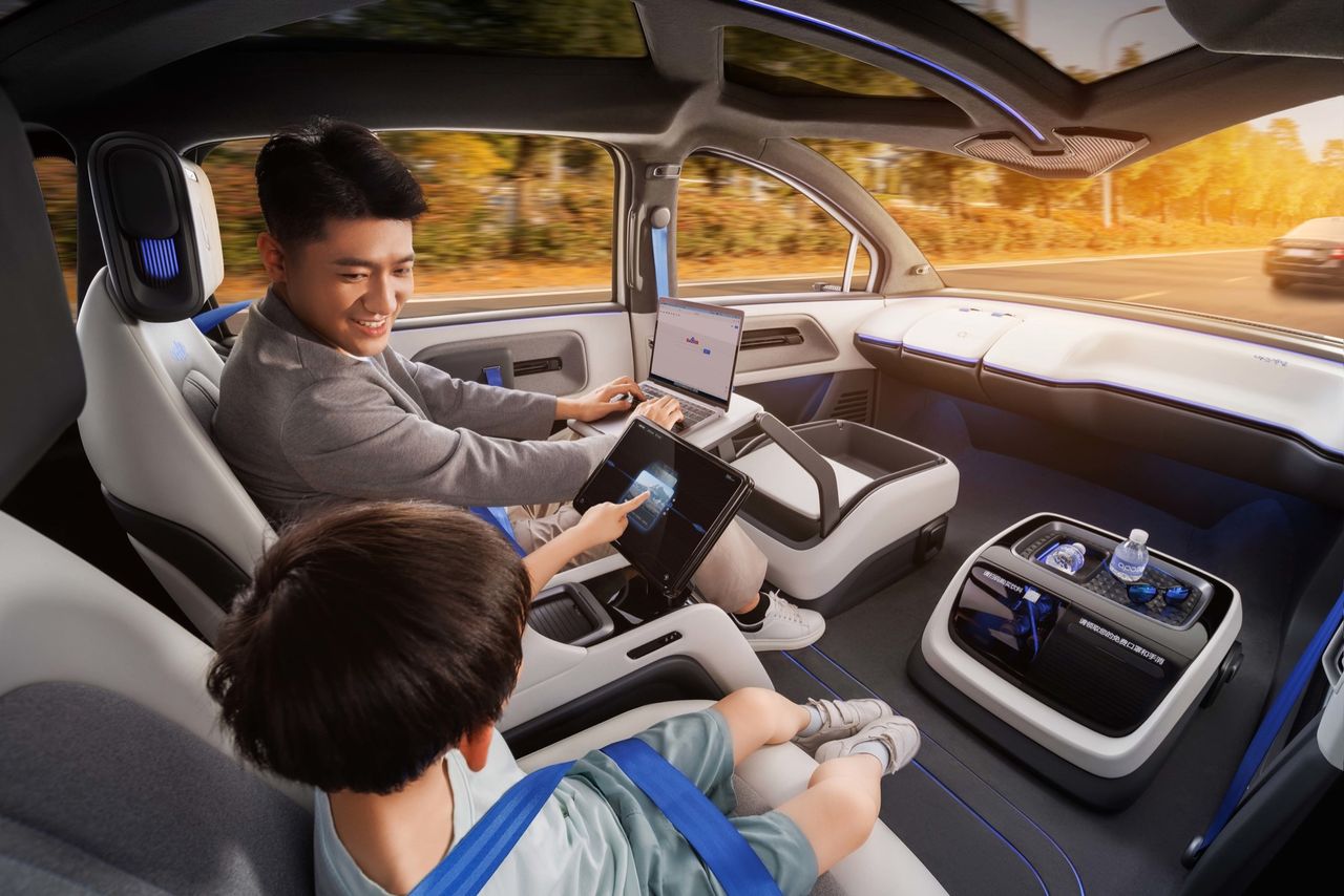 Kolla in videoklipp på Baidus senaste autonoma bil