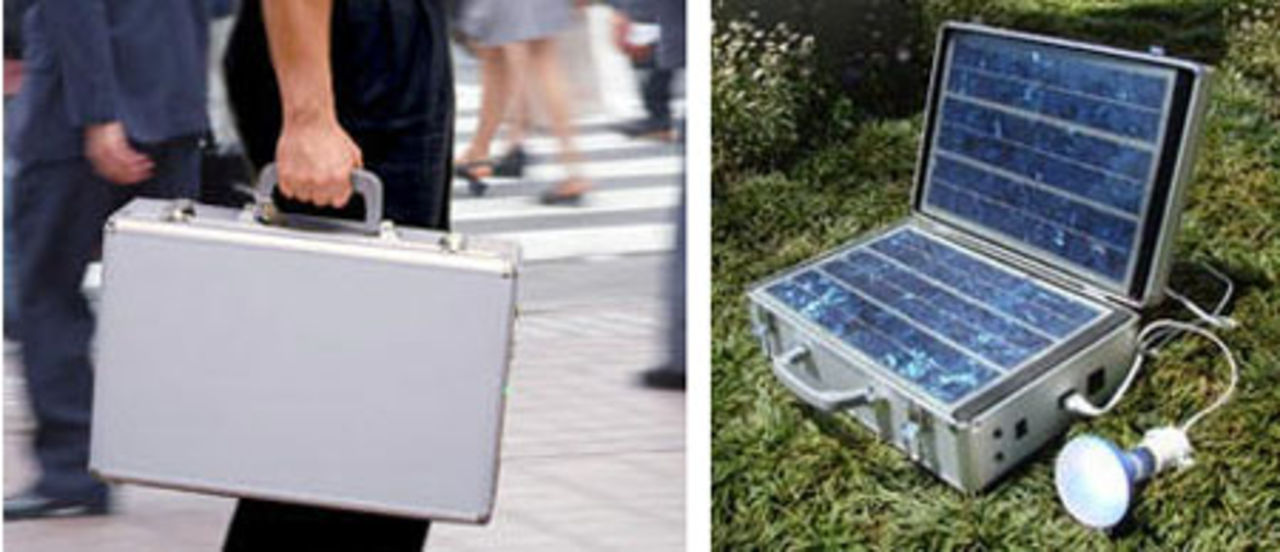 Solcellsladdare med fett batteri