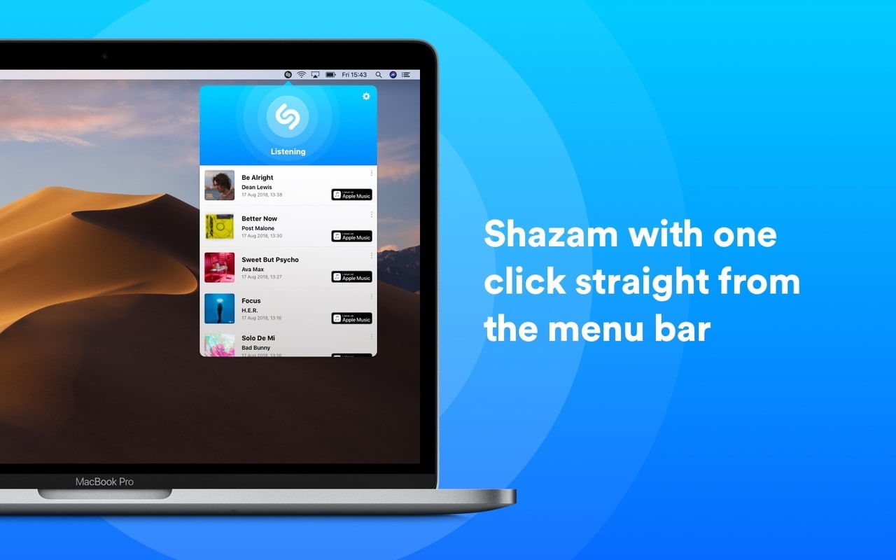 Shazam för Mac uppdateras med stöd för Apples chip 