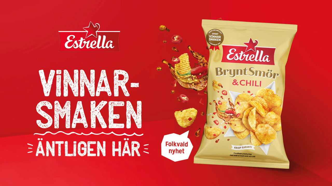 Estrellas nästa chipssmak är brynt smör och chili