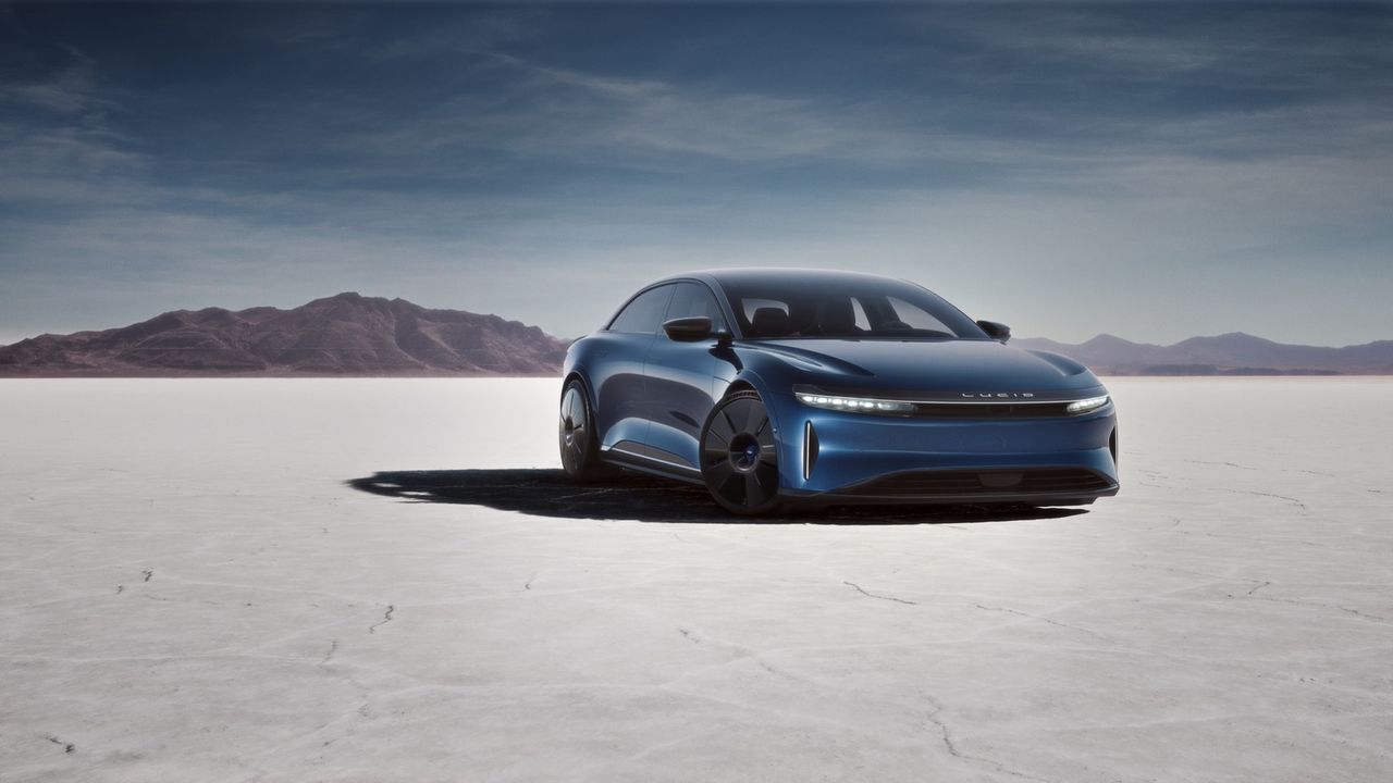 Lucid presenterar vassare version av elbilen Air