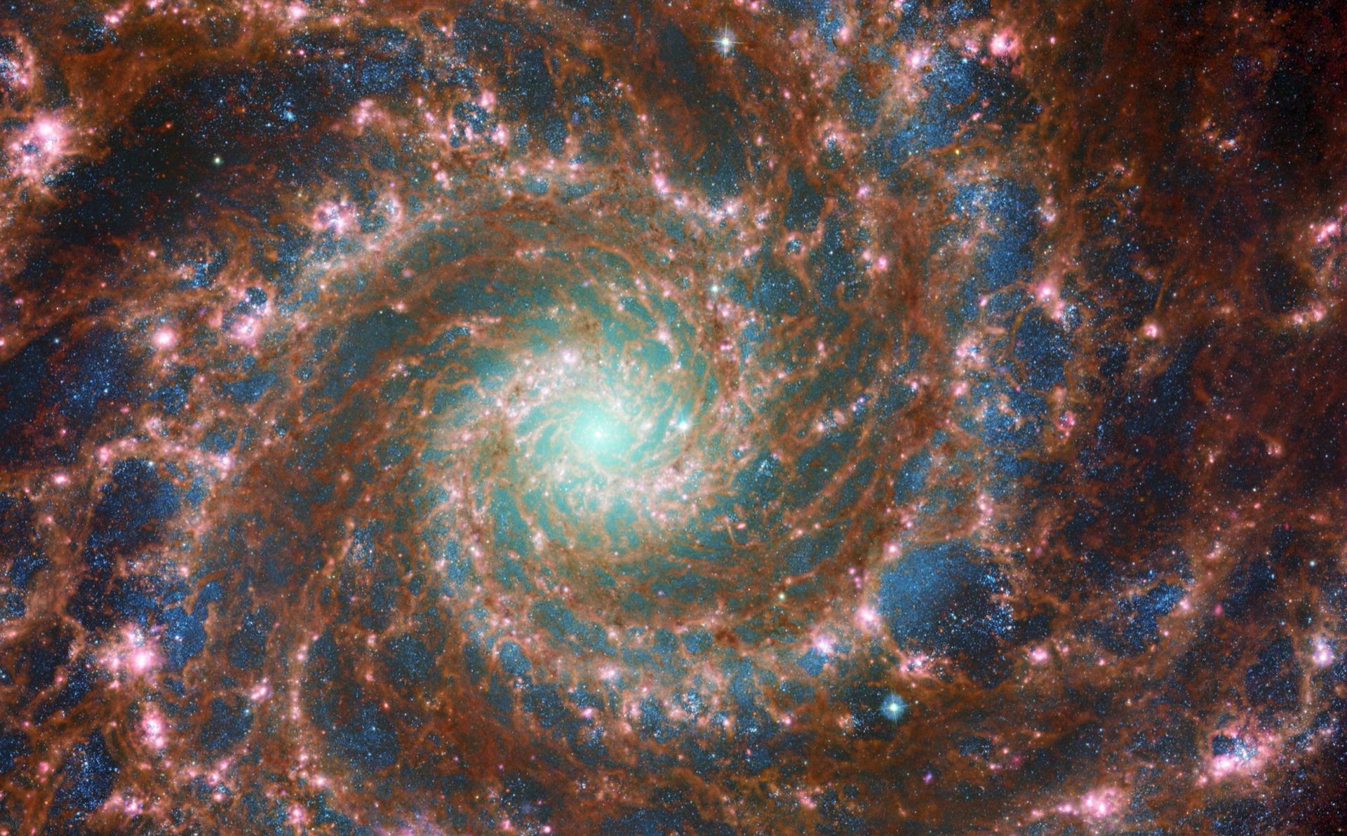 ESA släpper vacker bild på Fantomgalaxen