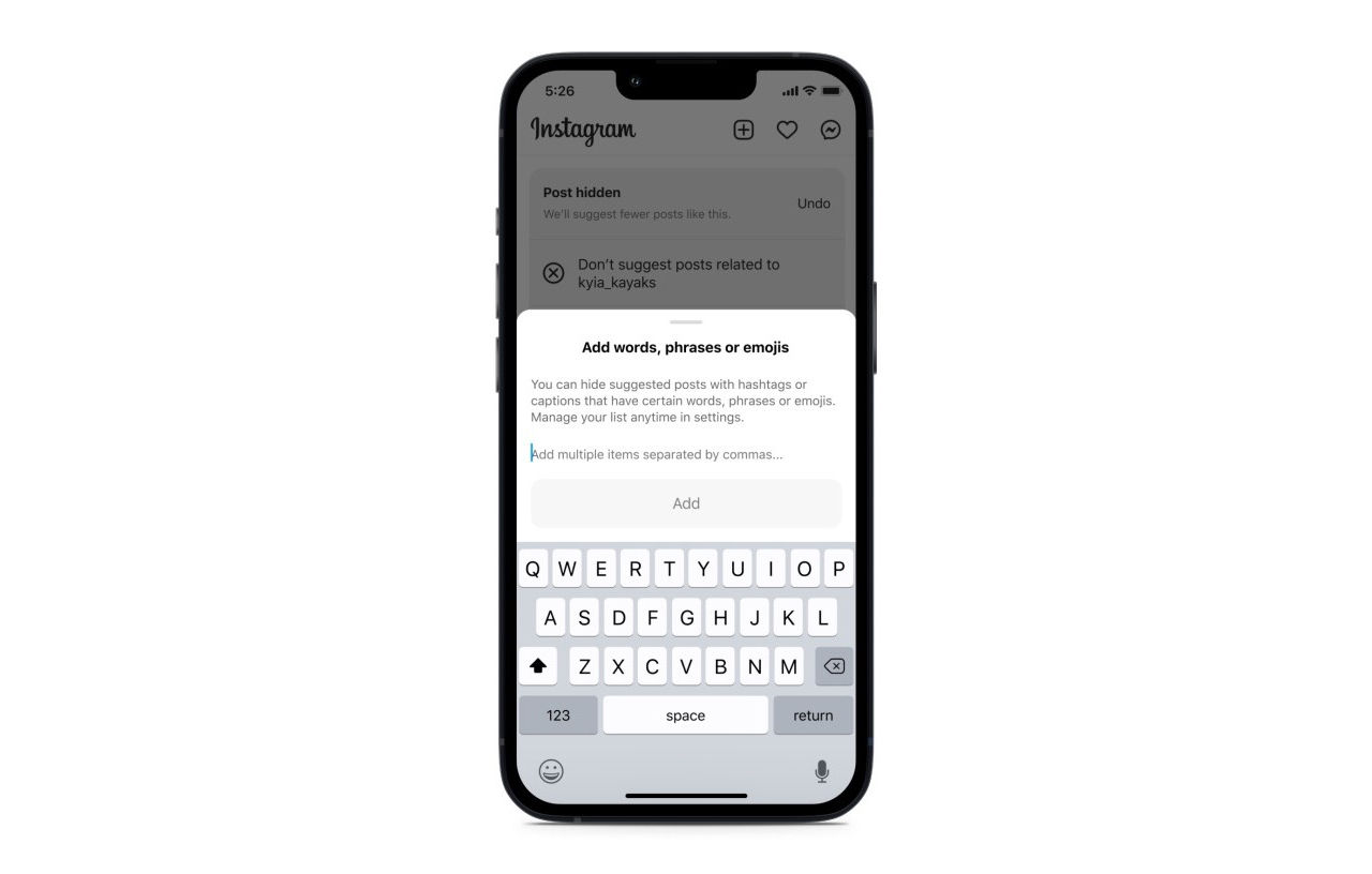 Instagram testar nya funktioner för att dölja vissa inlägg