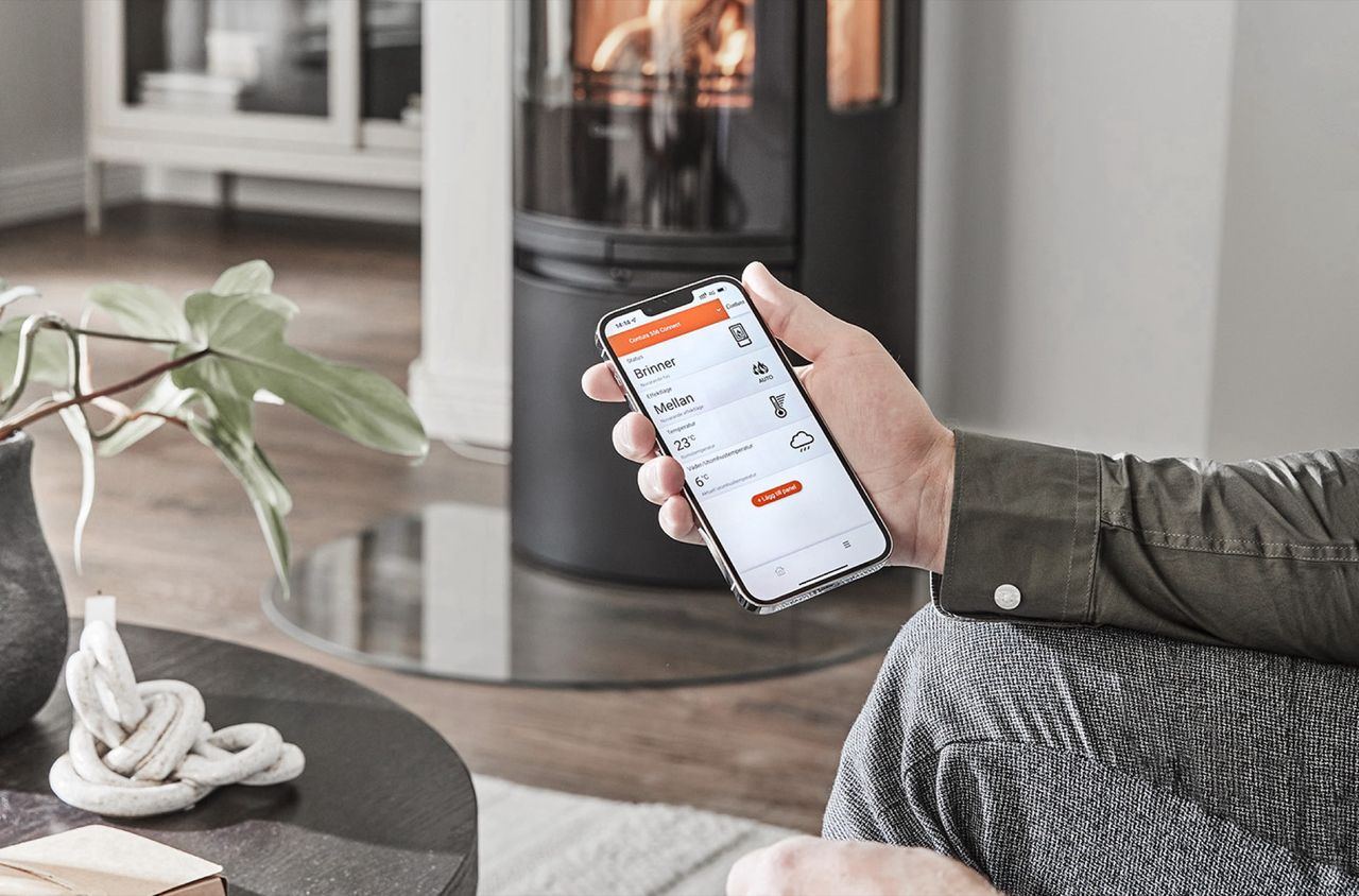 Contura släpper uppkopplad braskamin