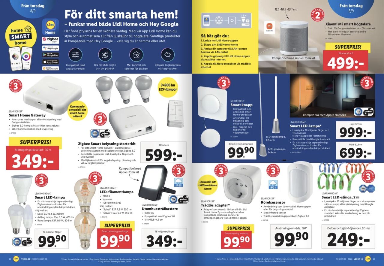 Här är Lidls smarta hem-prylar