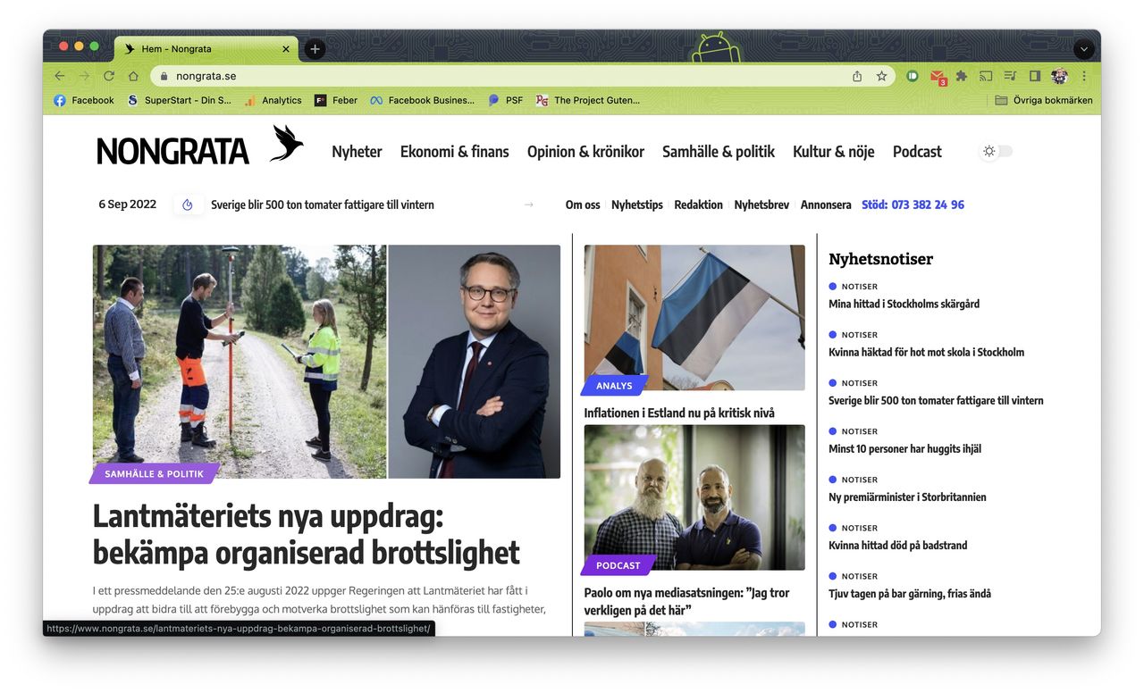 Paolo Roberto startar nyhetssajt