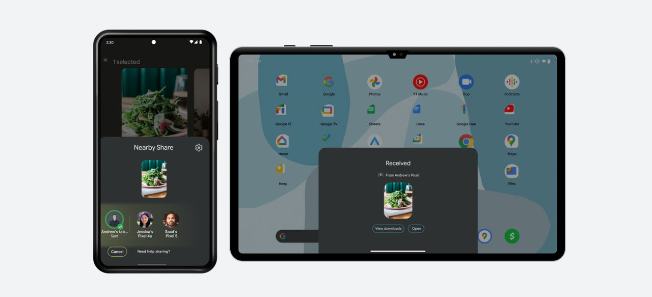 Det blir enklare att dela filer mellan sina egna Android-enheter