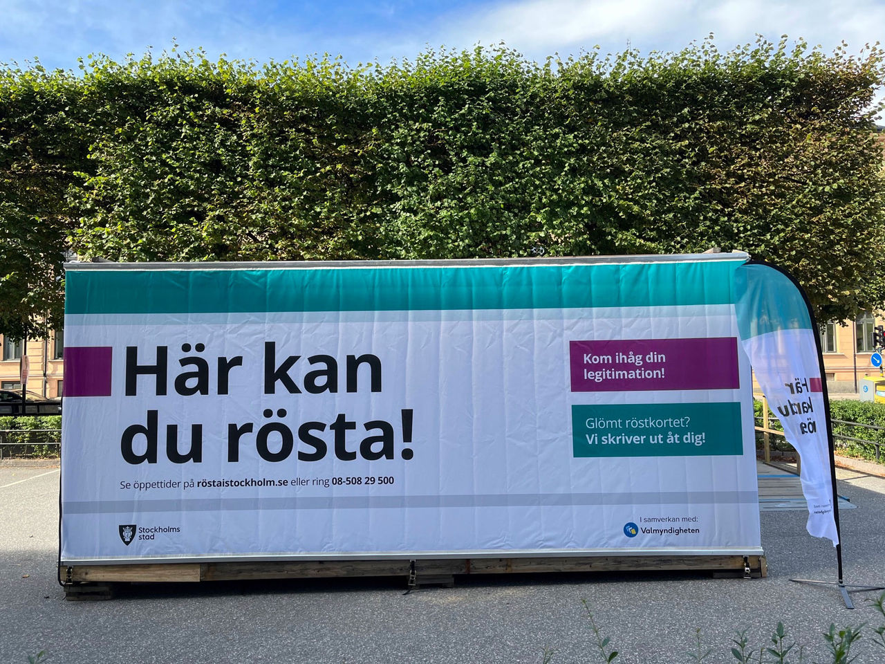 I dag ska man rösta!