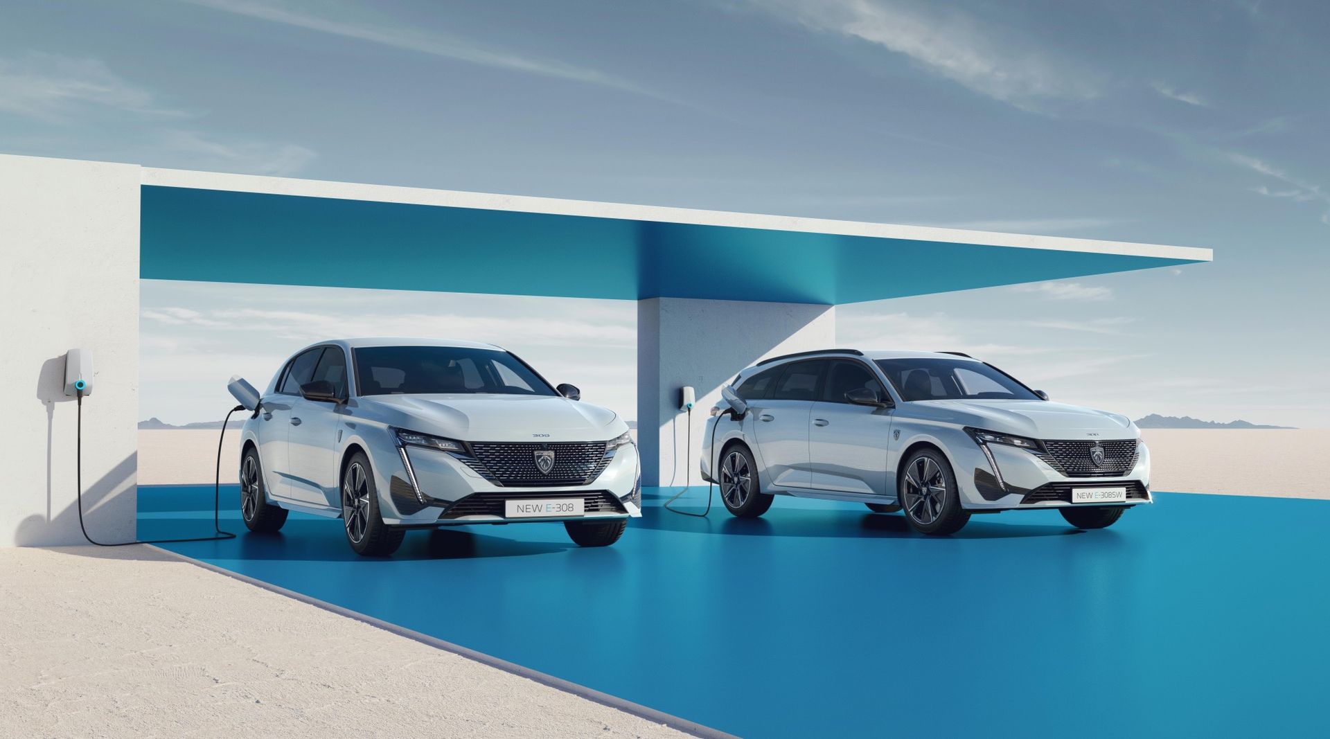 Peugeot presenterar ny helt eldriven kombi
