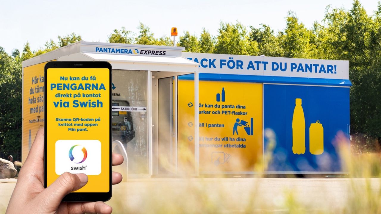 Få dina pantpengar via Swish