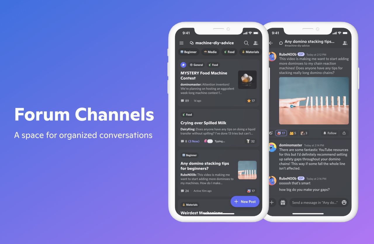 Discord lanserar Forum Channels