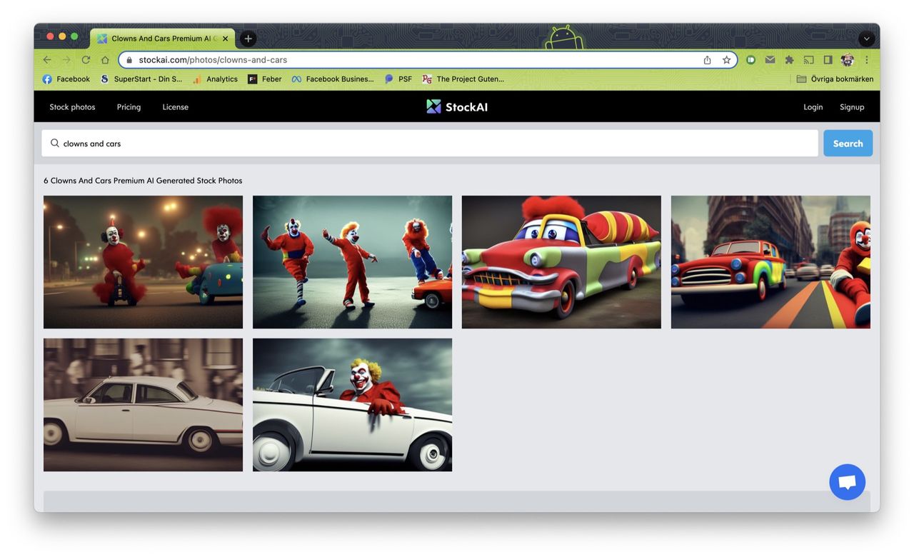 StockAI är en bildtjänst för AI-genererade bilder