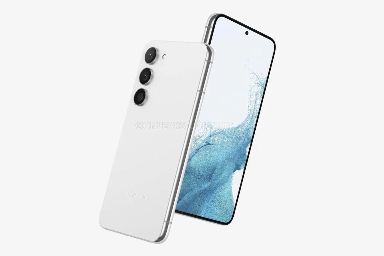 Renderingar på Samsung Galaxy S23 läcker
