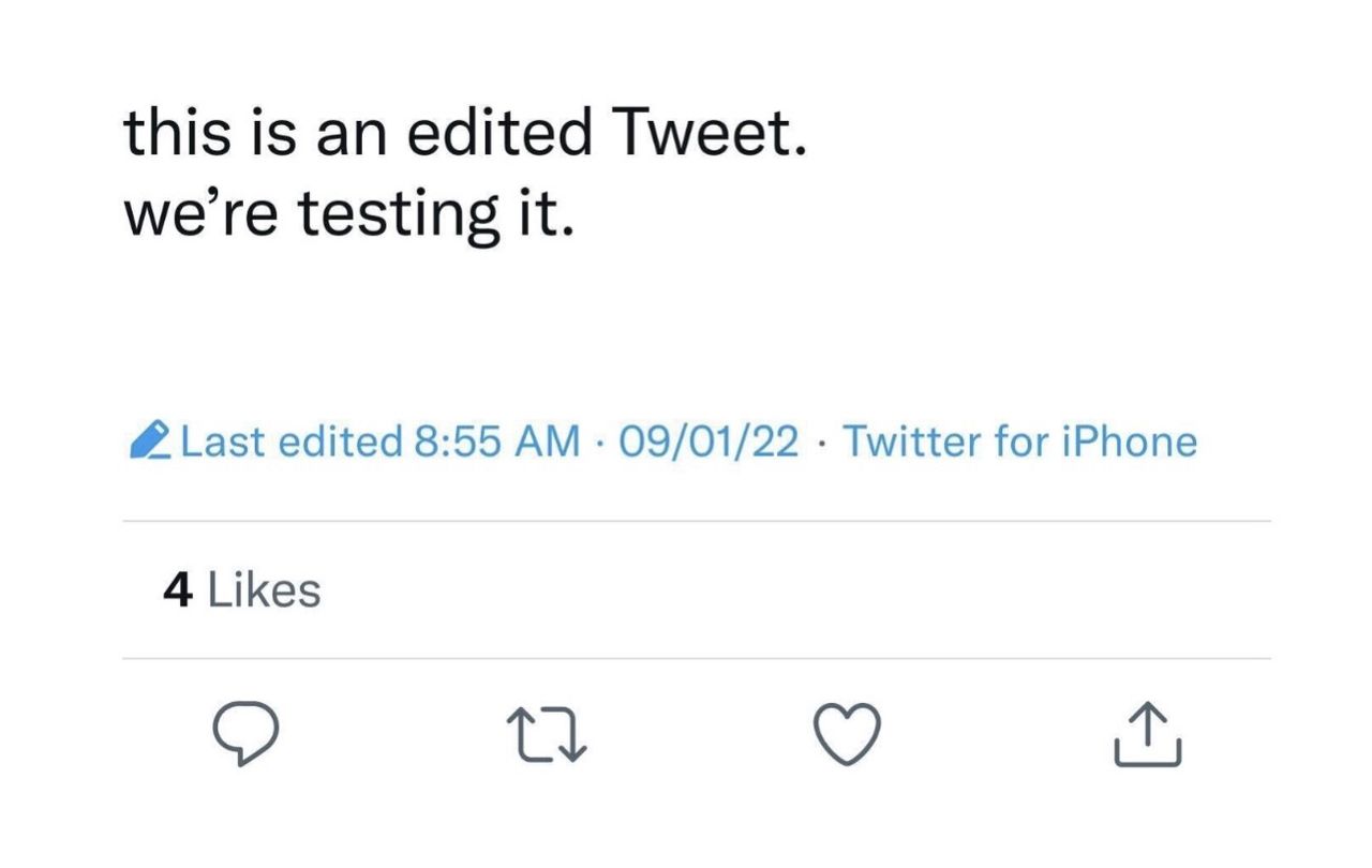 Nu kan vissa redigera tweets!
