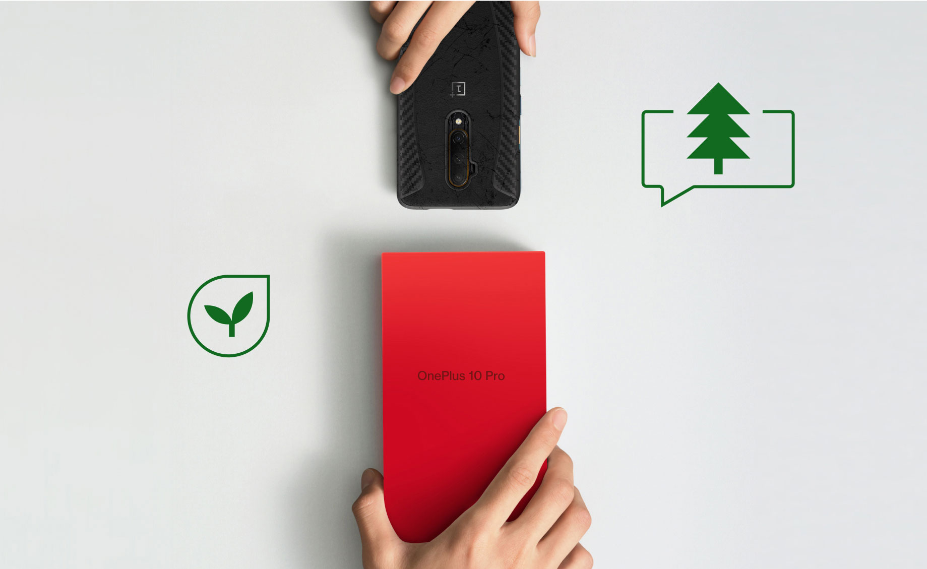 OnePlus pianta un albero quando scambi il tuo telefono.  Un (1) albero.