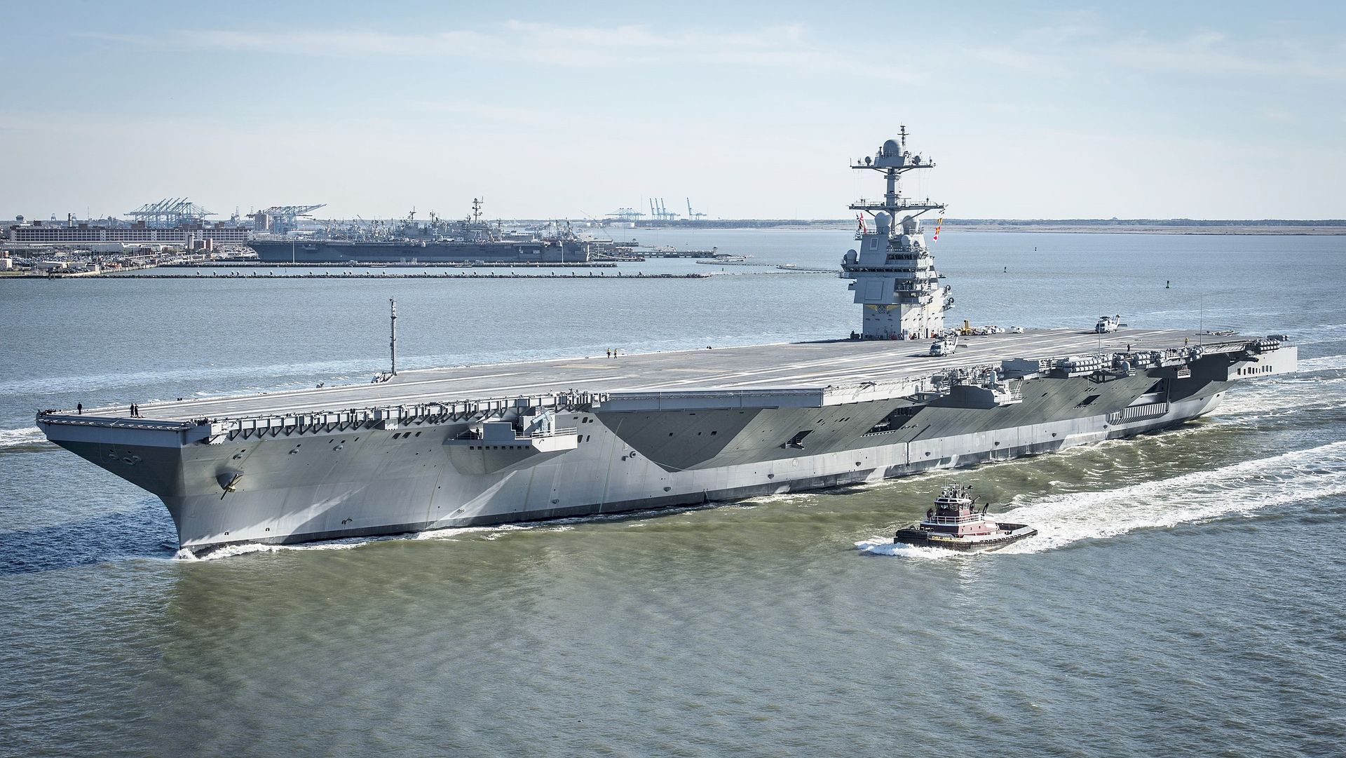Nu ger sig USS Gerald R. Ford ut på sitt första uppdrag